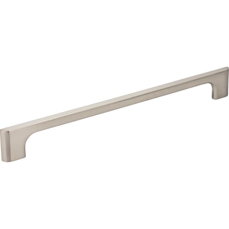 Jeffrey Alexander 224 mm Center-to-Center Satin Nickel Asymmetrical Leyton Cabinet Pull 286-224SN